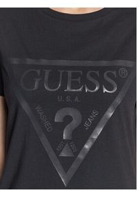 Guess T-Shirt Adele V2YI07 K8HM0 Czarny Regular Fit. Kolor: czarny. Materiał: bawełna #2