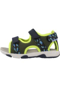 Geox - Sandały GEOX B SANDAL MULTY BOY Zielony. Kolor: zielony. Materiał: syntetyk, tkanina. Sport: turystyka piesza