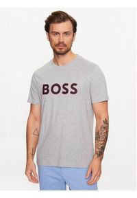 BOSS - Boss T-Shirt 50488793 Szary Regular Fit. Kolor: szary. Materiał: bawełna #7