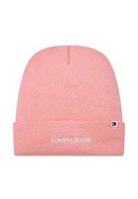 Czapka Tommy Jeans. Kolor: różowy