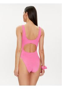 Calvin Klein Swimwear Strój kąpielowy KW0KW02401 Różowy. Kolor: różowy. Materiał: syntetyk