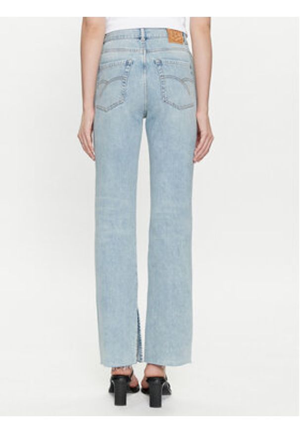 Marella Jeansy Wleg1 2413181034 Niebieski Wide Leg. Kolor: niebieski
