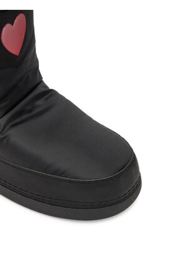 Love Moschino - LOVE MOSCHINO Śniegowce JA24032G1NISA000 Czarny. Kolor: czarny. Materiał: materiał