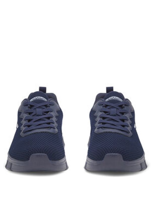 skechers - Skechers Sneakersy BOBS B FLEX 118106 NVY Granatowy. Kolor: niebieski. Materiał: materiał