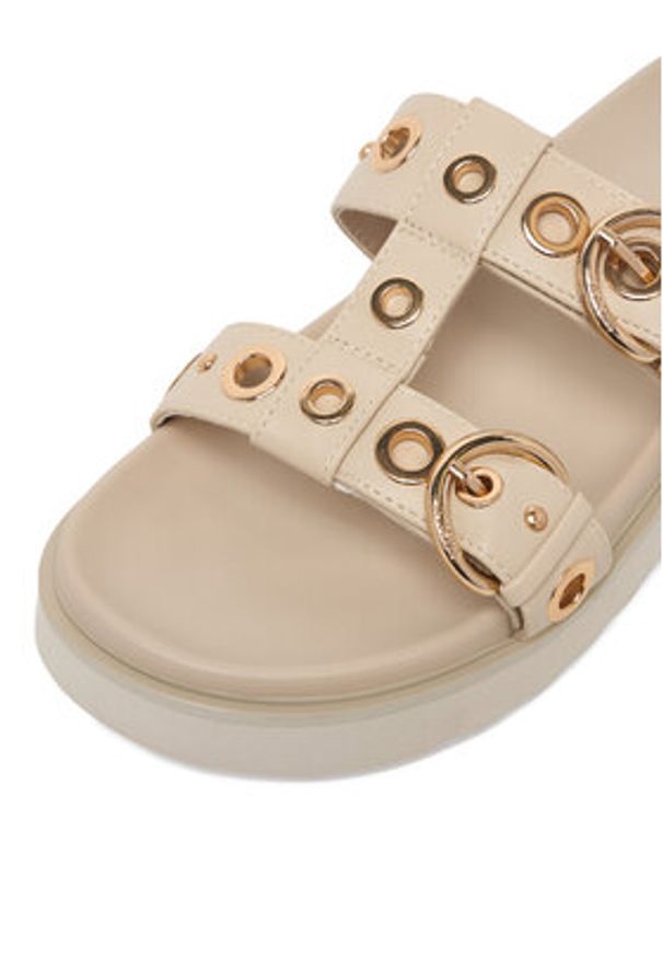 MEXX Klapki CEO-HY86009-29 Beżowy. Kolor: beżowy. Materiał: skóra