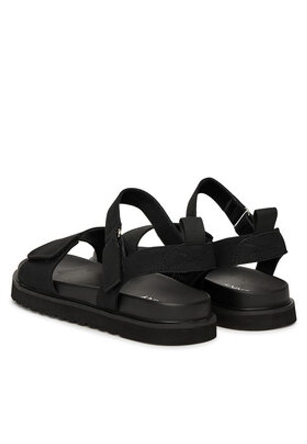Jenny - JENNY Sandały HY86009-21 Czarny. Kolor: czarny. Materiał: materiał