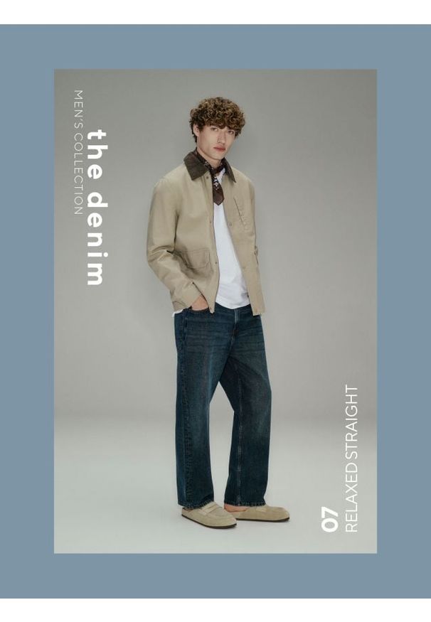 Reserved - Jeansy relaxed straight - indigo jeans