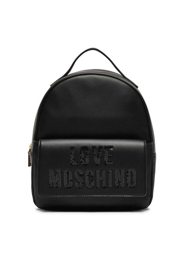Love Moschino - LOVE MOSCHINO Plecak JC4292PP0IKK0000 Czarny. Kolor: czarny. Materiał: skóra