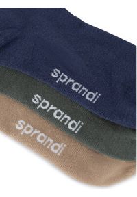 Sprandi Zestaw 3 par niskich skarpet unisex 0UB-006-AW24 (3-PACK) Kolorowy. Materiał: bawełna. Wzór: kolorowy