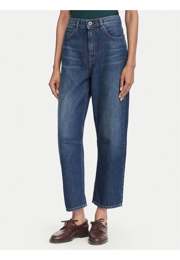 Weekend Max Mara Jeansy Caduca 2625186041 Granatowy Boyfriend Fit. Kolor: niebieski