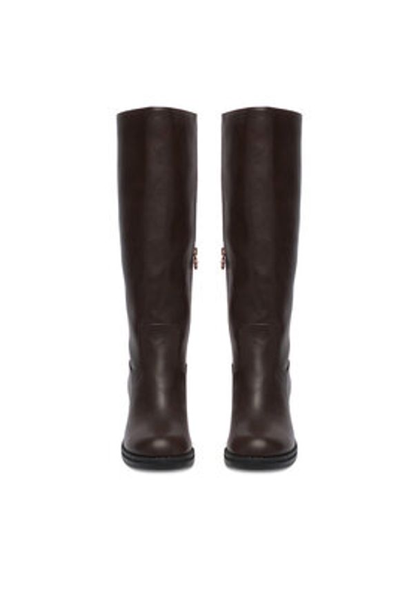 U.S. Polo Assn. Kozaki EO-SABINA002W/EY1 Brązowy. Kolor: brązowy. Materiał: materiał