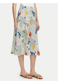 Vero Moda Spódnica Valentina 10351012 Beżowy jasny A-Line Fit. Kolor: beżowy. Materiał: syntetyk #1