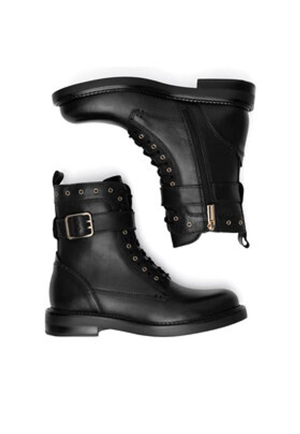 Sergio Bardi Trzewiki WI16-E1013-07SB Czarny. Kolor: czarny. Materiał: skóra