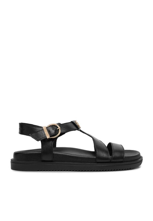 Beverly Hills Polo Club Sandały EO-WI16-SERDINIA-01 Czarny. Kolor: czarny. Materiał: skóra