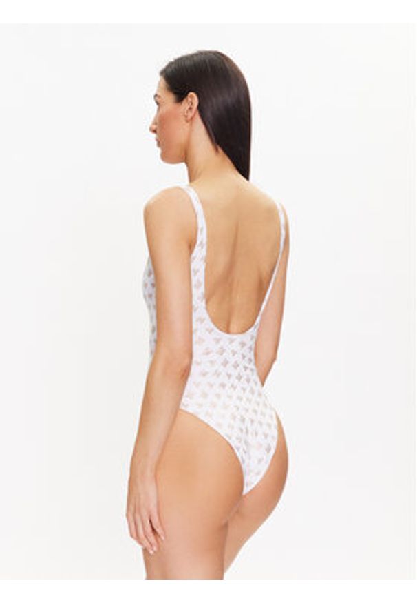 Max Mara Beachwear Strój kąpielowy Clarice 2338311138 Biały. Kolor: biały. Materiał: syntetyk