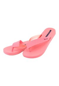 Klapki damskie japonka Ipanema 26445 różowe. Kolor: różowy. Materiał: materiał, syntetyk, guma. Wzór: aplikacja, paski. Sezon: lato. Styl: wakacyjny, klasyczny, elegancki #2