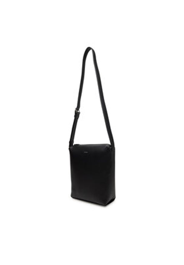 Calvin Klein Saszetka Ck Premium Leather Hobo Mini K50K512968 Czarny. Kolor: czarny. Materiał: skóra