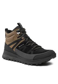 Clarks Trapery ATL Trek Rise GTX GORE-TEX 261726917 Czarny. Kolor: czarny. Materiał: zamsz, skóra