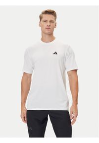 Adidas - adidas Koszulka techniczna Train Essentials Stretch Training IJ7020 Biały Regular Fit. Kolor: biały. Materiał: syntetyk #1