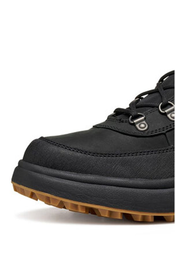 Geox Trekkingi U Granito + Grip B A U46FZD 04554 C9999 Czarny. Kolor: czarny. Materiał: zamsz, skóra. Sport: turystyka piesza