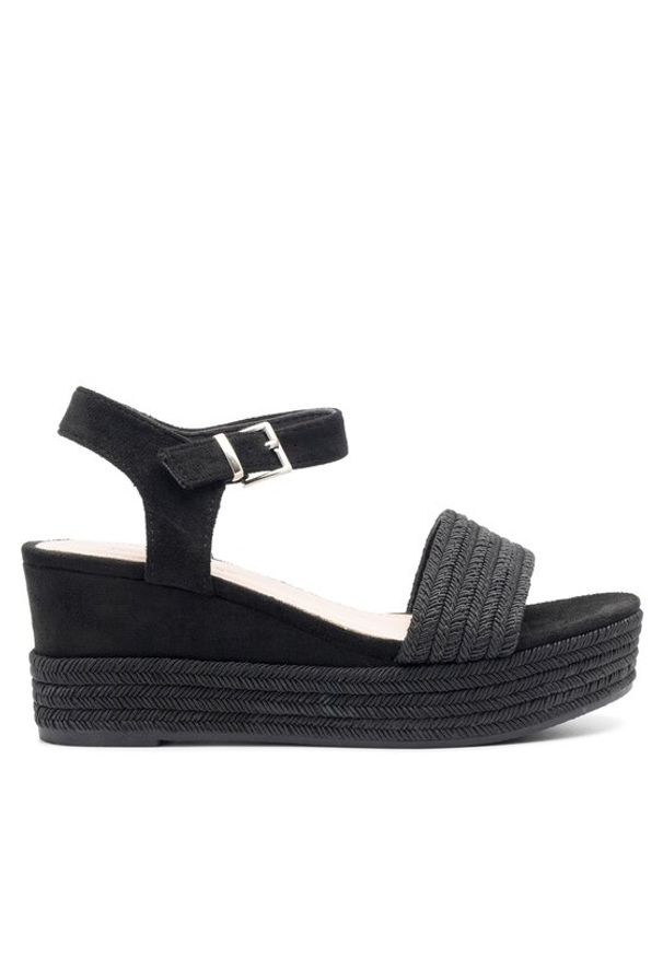 Jenny Fairy Sandały WS109-06EOB Czarny. Kolor: czarny. Materiał: materiał