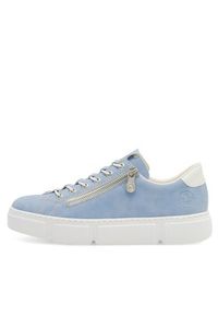 Rieker Sneakersy N5952-10 Niebieski. Kolor: niebieski #4
