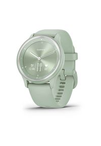 GARMIN - Garmin vivomove Sport miętowy. Rodzaj zegarka: cyfrowe. Kolor: miętowy. Styl: sportowy