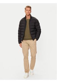 TOMMY HILFIGER - Tommy Hilfiger Kurtka zimowa MW0MW37259 Czarny Regular Fit. Kolor: czarny. Materiał: syntetyk. Sezon: zima