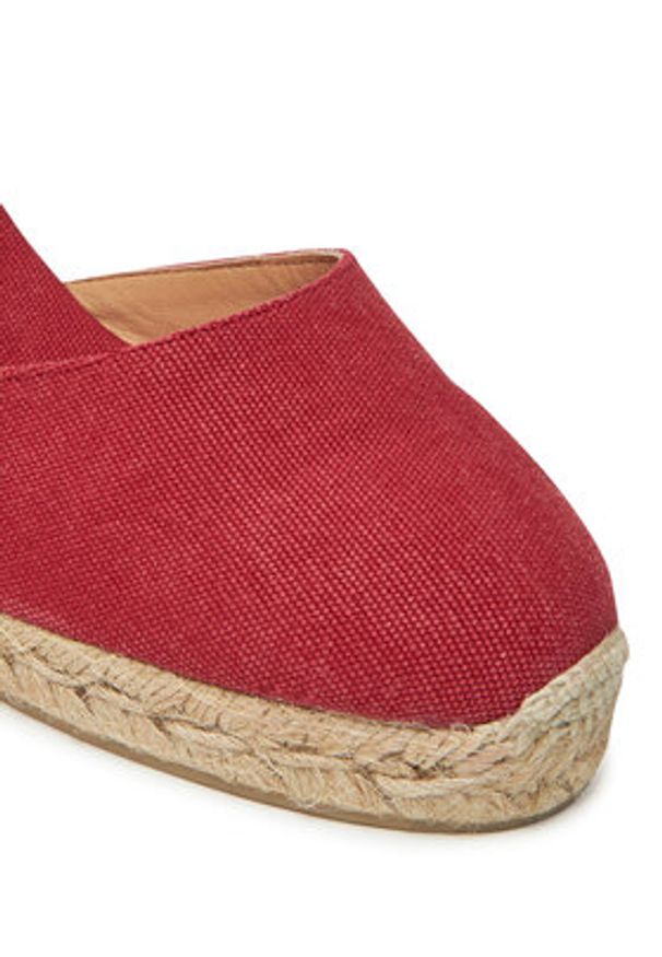 Castañer Espadryle Carol/6/002 021655 Czerwony. Kolor: czerwony. Materiał: materiał