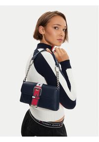 Tommy Jeans Torebka Tjw Idol Shoulder Bag AW0AW16282 Granatowy. Kolor: niebieski. Materiał: skórzane #2