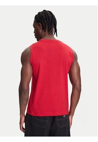 Kappa Tank top Logo Corpo Cadwal 303HZB0 Czerwony Regular Fit. Kolor: czerwony. Materiał: bawełna #5
