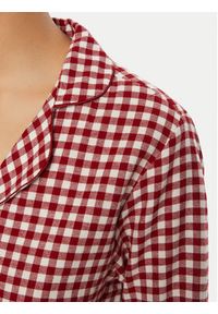 Hunkemöller Piżama Flannel 300635 Czerwony Regular Fit. Kolor: czerwony. Materiał: bawełna #3