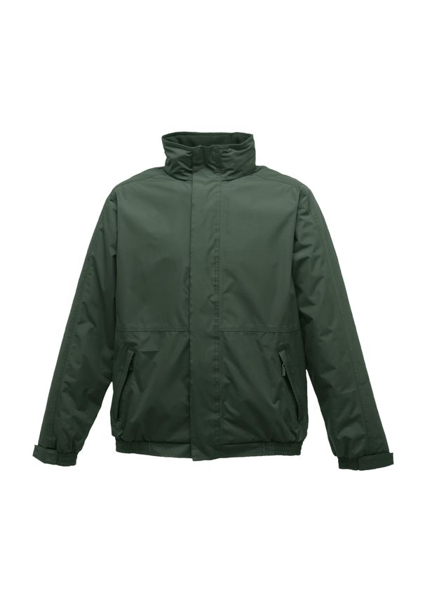 Regatta - Wodoodporna wiatroszczelna kurtka Dover (izolacja termo-ochronna) (Ciemnozielony. Kolor: zielony. Materiał: poliester, softshell, materiał. Sport: turystyka piesza