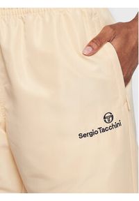 SERGIO TACCHINI - Sergio Tacchini Spodnie dresowe Carson 39439 Beżowy Regular Fit. Kolor: beżowy. Materiał: syntetyk