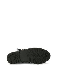 MEXX - Mexx Botki skórzane Dido damskie kolor czarny na płaskim obcasie. Nosek buta: okrągły. Kolor: czarny. Materiał: skóra. Obcas: na obcasie. Wysokość obcasa: niski