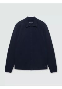 Big-Star - bluzka męska polo z długim rękawem granatowa lisser 403. Typ kołnierza: polo. Kolor: niebieski. Materiał: dresówka, bawełna, jeans, dzianina. Długość rękawa: długi rękaw. Długość: długie. Styl: klasyczny, elegancki #6