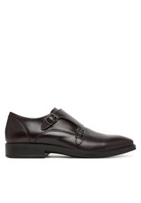 ecco - ECCO Półbuty Milan Double Monk-Strap 52333401072 Brązowy. Kolor: brązowy. Materiał: skóra
