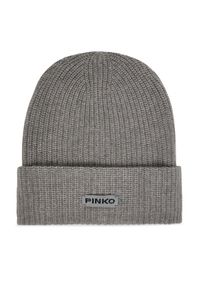 Pinko - Czapka PINKO. Kolor: szary