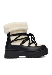 DeeZee Śniegowce 13123Y-3 Écru. Materiał: materiał