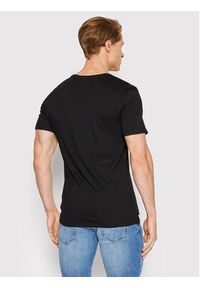 Lacoste Komplet 3 t-shirtów TH3321 Czarny Slim Fit. Kolor: czarny. Materiał: bawełna