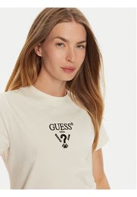 Guess T-Shirt Colette V4YI21 KCDH1 Biały Regular Fit. Kolor: biały. Materiał: bawełna #4