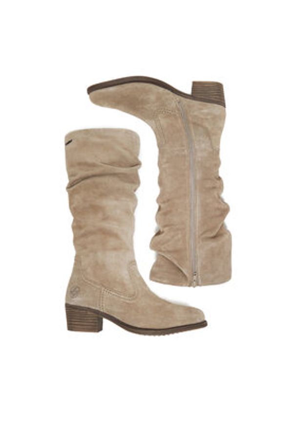 Rieker Kozaki CEO-73159-60 Szary. Kolor: szary. Materiał: zamsz, skóra