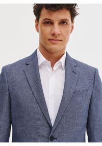 Pako Lorente - PAKO LORENTE – Niebieska marynarka męska z wiskozą. Kolor: niebieski. Materiał: wiskoza. Sezon: wiosna #4