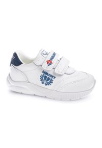 Tenisówki Pablosky Model 203902p Kolor Biały. Kolor: niebieski, wielokolorowy, biały. Materiał: tkanina, skóra. Sport: turystyka piesza