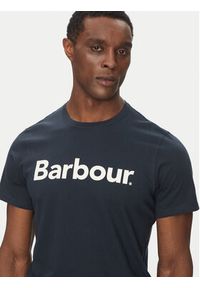 Barbour T-Shirt Logo MTS0531NY31 Granatowy Tailored Fit. Kolor: niebieski. Materiał: bawełna #4