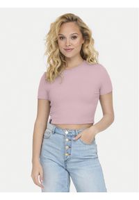 only - ONLY T-Shirt Betty 15311891 Fioletowy Regular Fit. Kolor: fioletowy. Materiał: bawełna #1