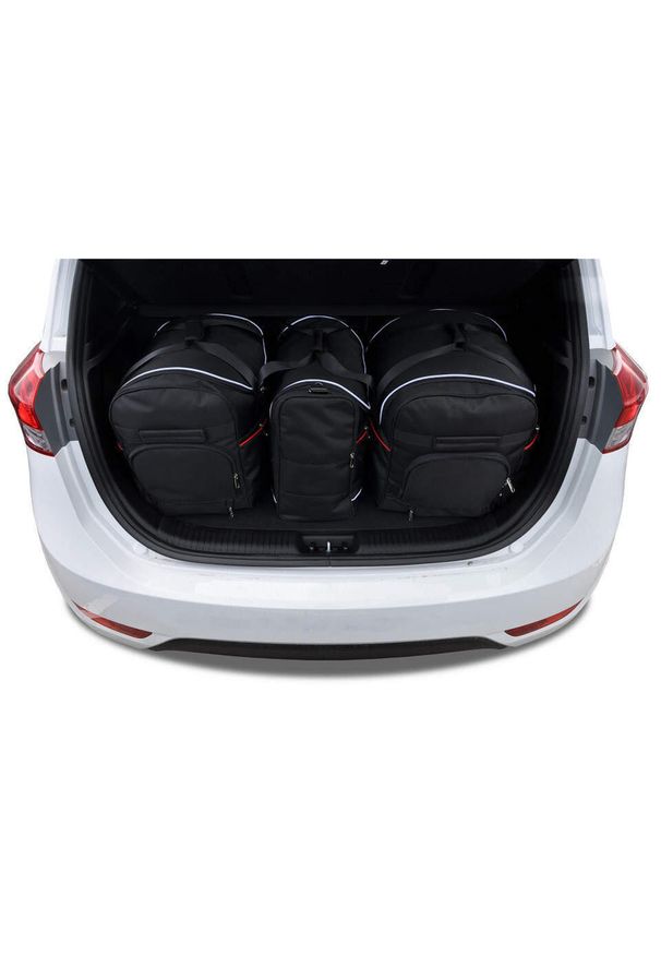 KJUST - Torby Do Bagażnika Hyundai Ix20 2010-2020 3Szt Kjust. Kolor: czarny. Styl: sportowy