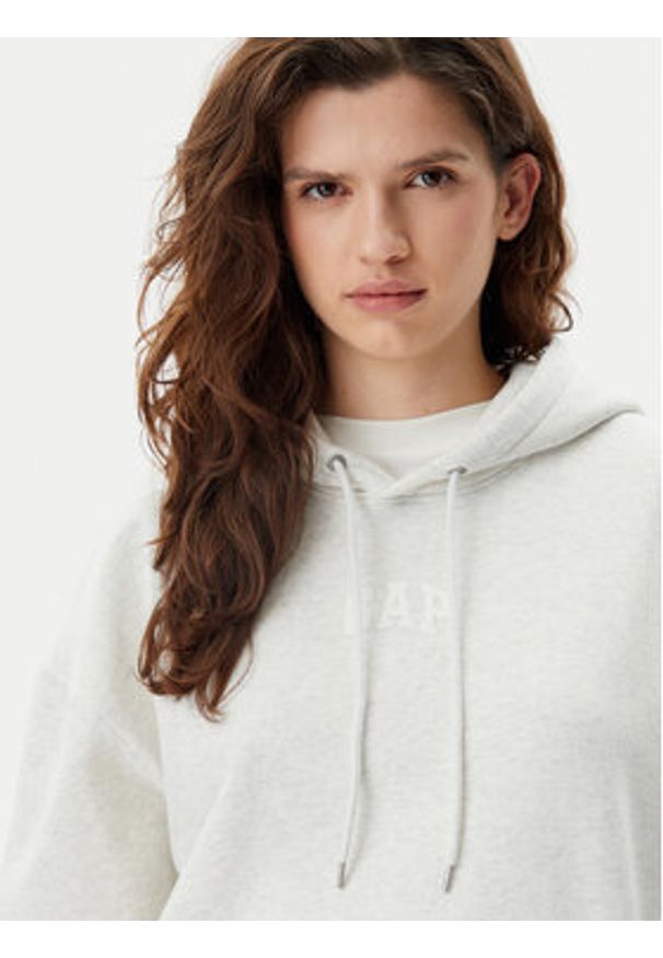 GAP - Gap Bluza 523563-15 Szary Relaxed Fit. Kolor: szary. Materiał: bawełna