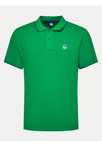 North Sails Polo 692452 Zielony Regular Fit. Typ kołnierza: polo. Kolor: zielony. Materiał: bawełna