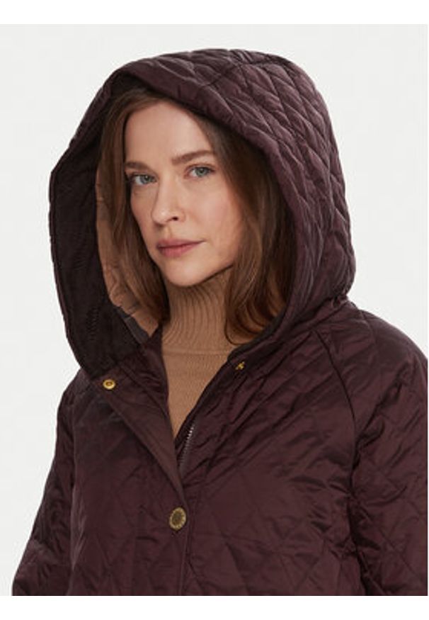 Barbour Kurtka przejściowa LQU1838RE96 Bordowy Regular Fit. Kolor: czerwony. Materiał: syntetyk